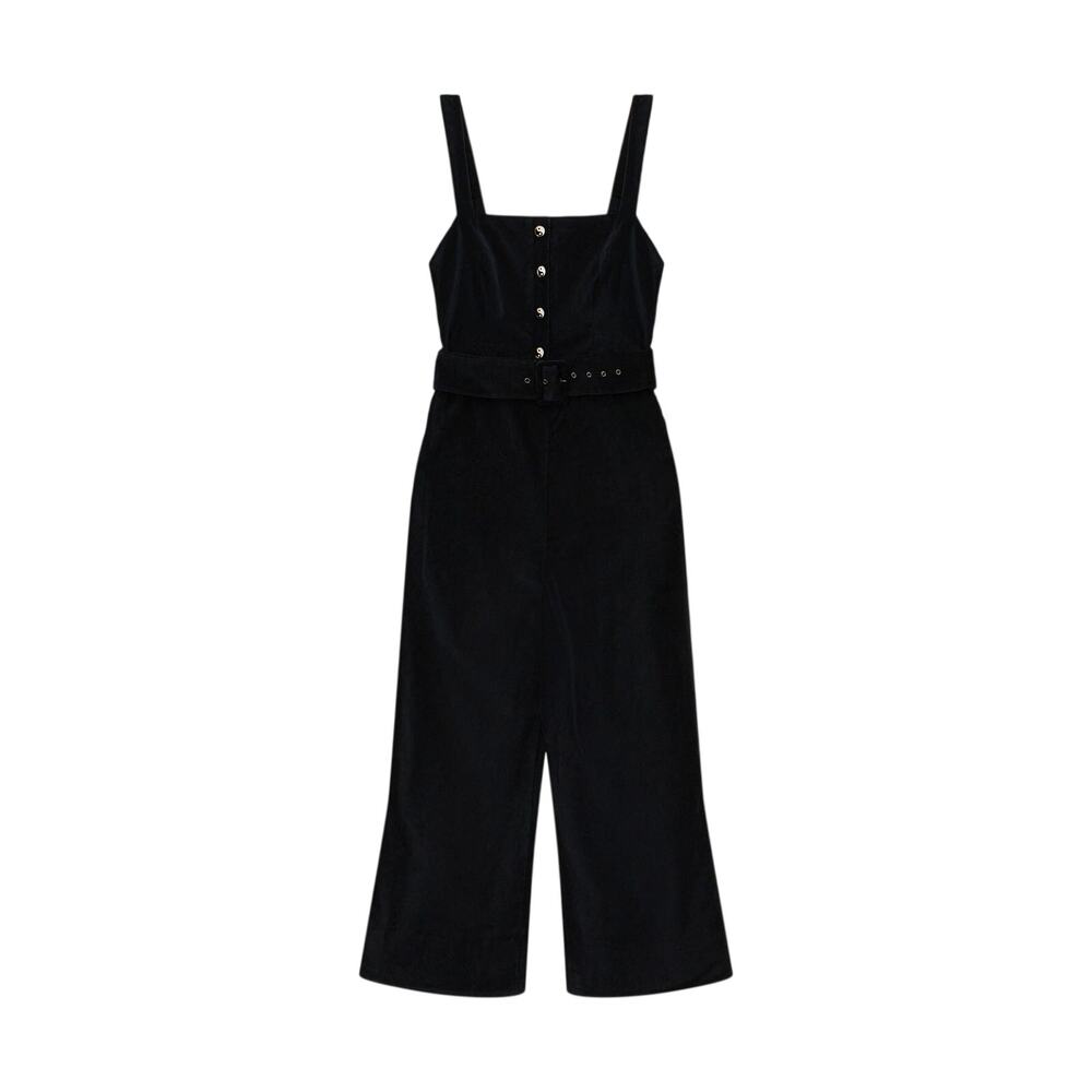 Staud Chic Black Primrose Size 0 Jumpsuit NWT